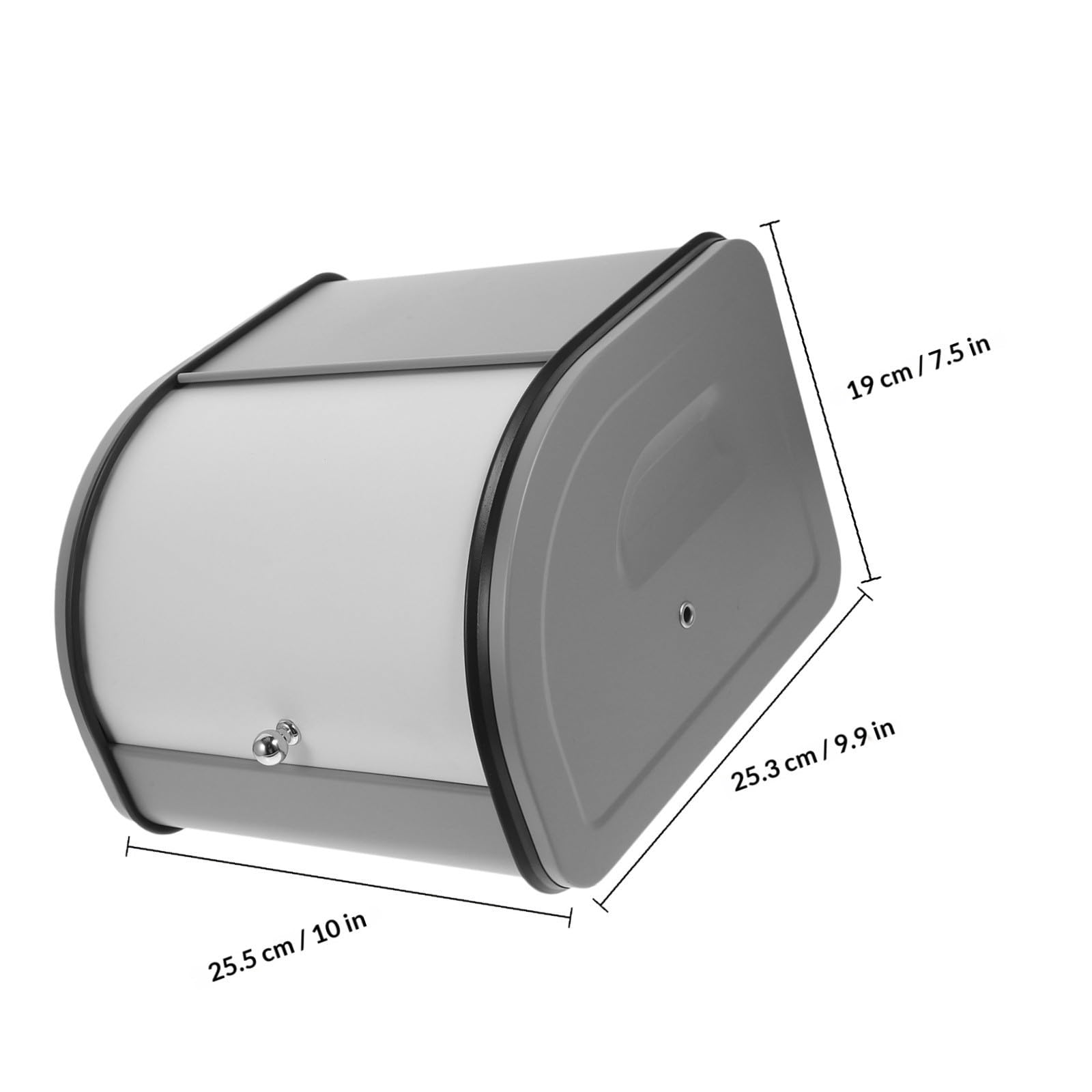 Operitacx Caja de Pan para Encimera de Cocina de Hierro Multifunción