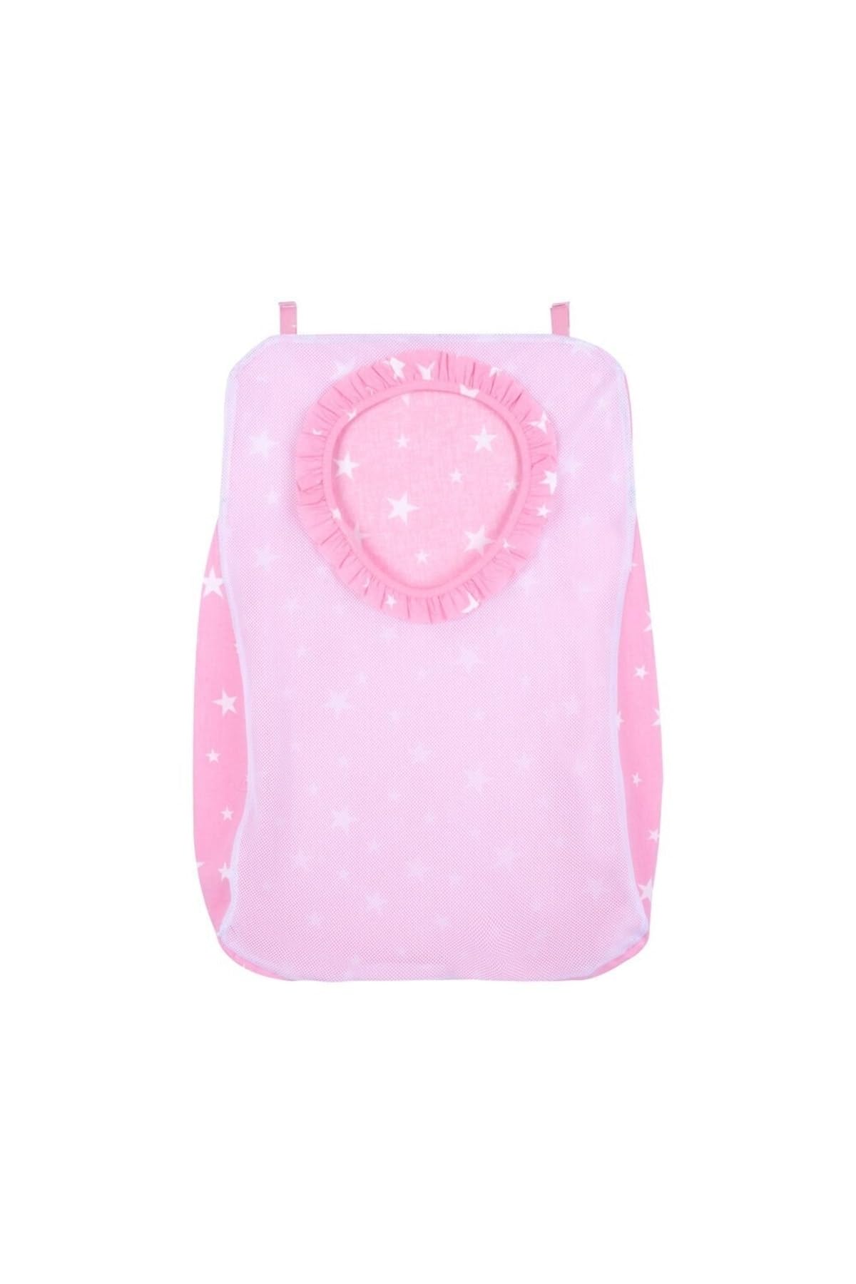 Sevi Bebe Kirli Çamaşır Torbası - Pembe Yıldız