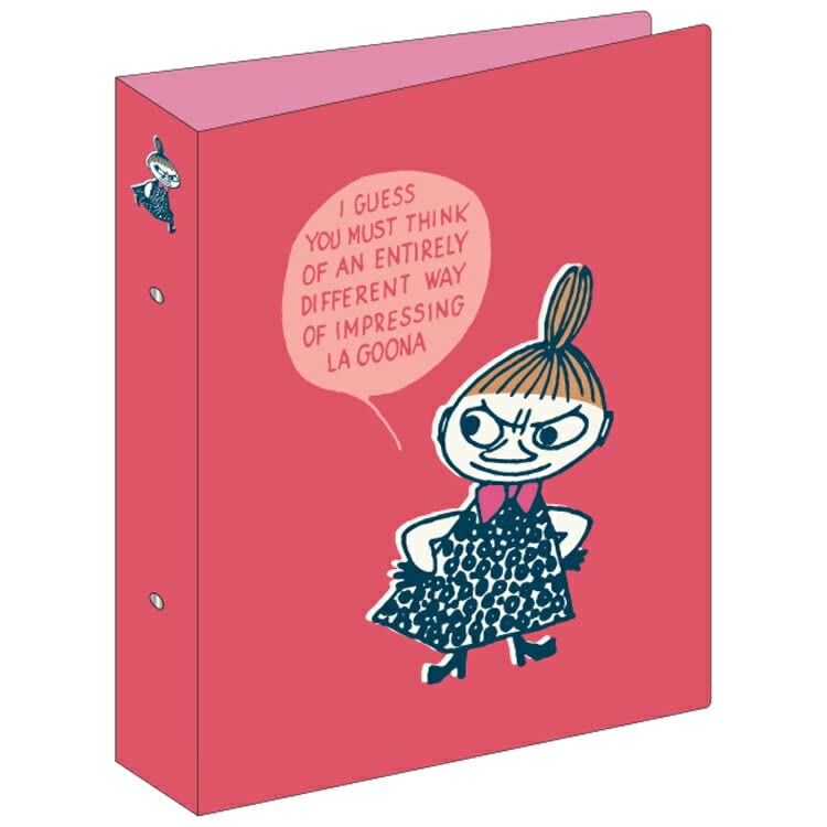 Amazon | サンスター文具 ムーミン バインダー 2リング A5 リトルミイ