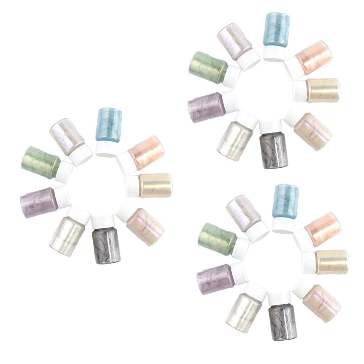 NUOBESTY 27stücke Teiliges Mica Pigmentpulver Set Für Diy Kosmetik Für Augen-make-up Lippen Nagelkunst Und Bastelprojekte Hautfreundlich Und Sicher Für Hauttypen