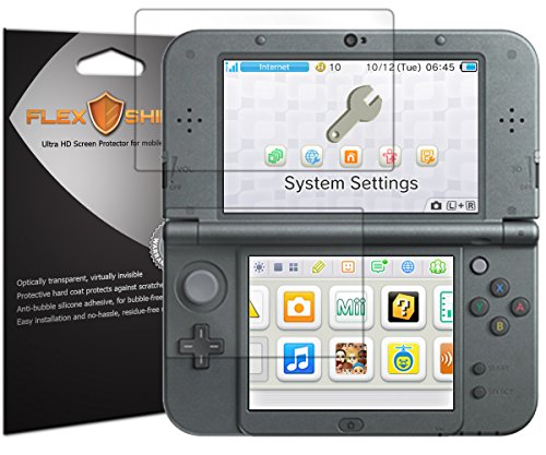 Flex Shield [5-Pack] - New Nintendo 3DS XL Screen Protector (2015) with Lifetime Replacement Warrant - //coolthings.us