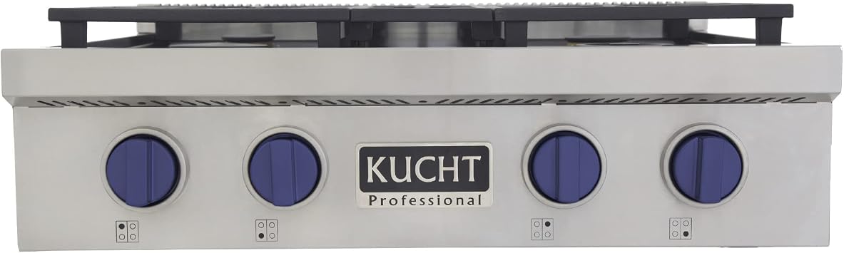 Kucht KFX309T/LP-B Range Top, 30", Royal Blue Knobs