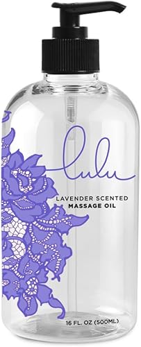 Miniatura 7 de Lulu Aceite de masaje de lavanda con aceites de jojoba y lavanda, aceite corporal nutritivo aromático no graso, piel suave y relajación,