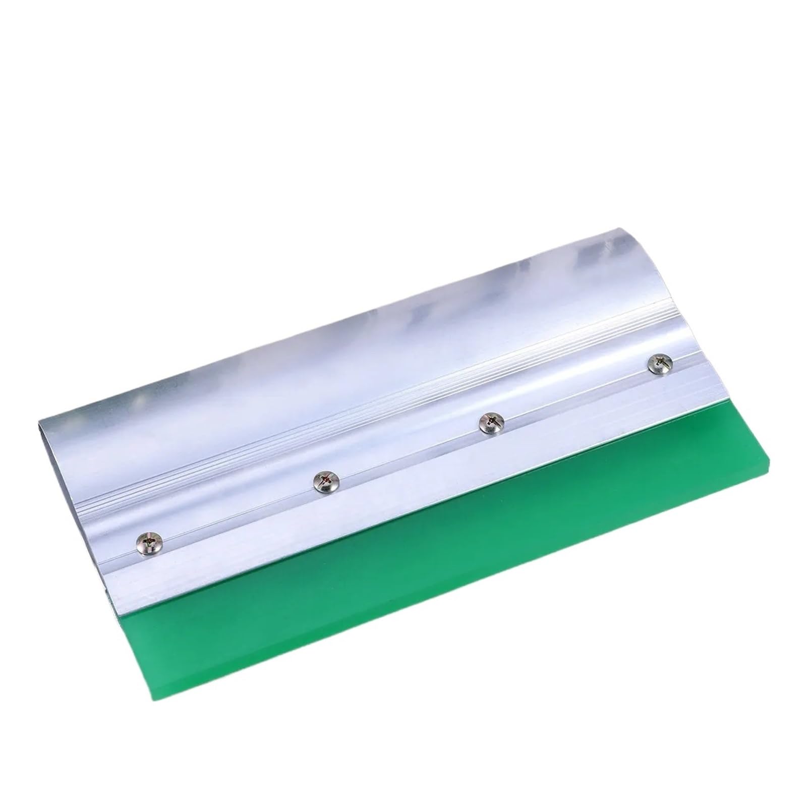 AURVIX Siebdruck-Spachtel mit Aluminiumgriff Gummibedruckter Schaber mit dünnem Metallgriff