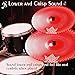 ULUOBO Low Volume Cymbal Pack 6 Pieces, Silent Cymbals, Quiet Cymbals Set for Drummer Practice, 10''Splash+14''Hihat+16
