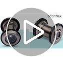 Image of Plantex Door Eye /Eye Hole for Main Door /Door Eye Viewer /Eye Viewer for Safe Secure Home /Office /Hotel - (Satin)