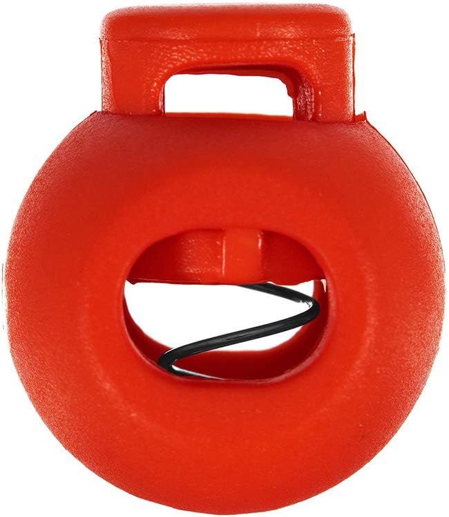 Craft County Single Round Ball Cord Lock Draw String Toggle Stopper