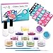 Maydear Glitter Tattoo Kit with 12 Large Glitters & 40 Stencils for Temporary Tattoos children temporary tattoos kids Teenager Adult Party Accessory & Body Art (12-Color)