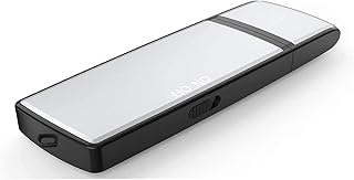 8 GB Voice Recorder,Rechargeable Mini USB Voice Recorder USB Flash Drive Voice Activated Recorder Dictaphone 15 Hours Battery Life 150 Hours File Capacity for Playback Lectures, Meetings, Interviews