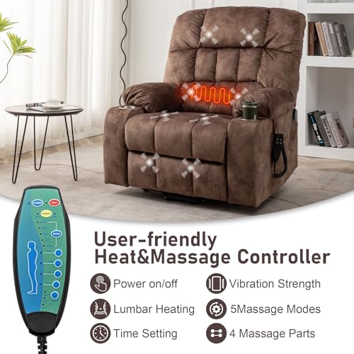 Image of Oversized Power Recliner Chair for Big and Tall 400 LBS