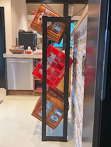 QUICK STAR Getränkekistenregal 71x30x140cm für 6 Kästen Getränkekistenhalter Standregal