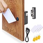 Invisible Electronic Cabinet Lock Kit Set Hidden DIY Lock with USB Cable for Wooden Cabinet Drawer Pantry Locker RFID Entry