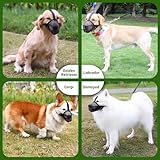 Giftköderschutz Hund Maulkorb Mittlere Hunde Baskerville Maulkorb Maulkorb für Große Hunde Fressschutz Hund Anti Giftköder Maulkorb Für Mittelgroße und Große Verhindert Das Beißen, Kauen Und Bellen