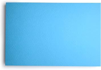 PPAPPAPPIYO 4x6 Blank Index Cards 50 Pack - Premium 180gsm Textured Cardstock, Heavyweight Unruled Flash Cards for Studying, Crafts, Recipes, and Notes - blue