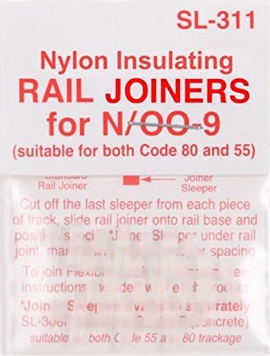 Peco SL-311 N Code 55 - Carpintero de riel aislado (12 unidades)