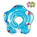 Salvagente ad anello, regolabile, gonfiabile, per bambini prima infanzia, età: 1 -18 mesi, Blue