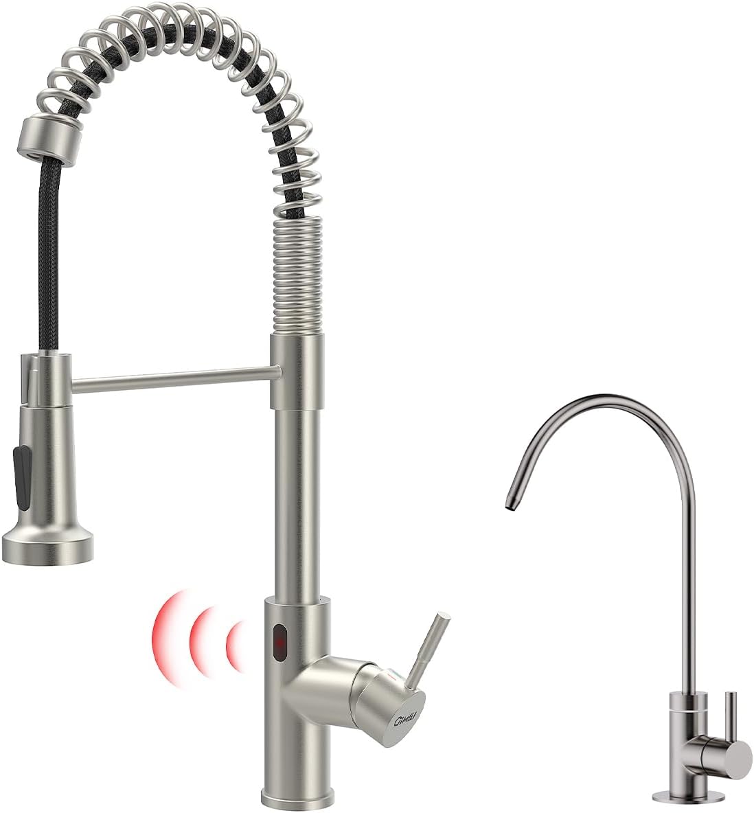 GIMILI Touchless Kitchen Faucet with Drinking Water Faucet