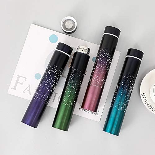 Insulated Water Bottle, Coffee Thermos Mug, Double Wall Vacuum Insulation, Fashionable Style Skinny Mini Slim Stainless Steel Water Bottle, 8.5 Oz (Starry Blue 8.5 Oz) - Image 4
