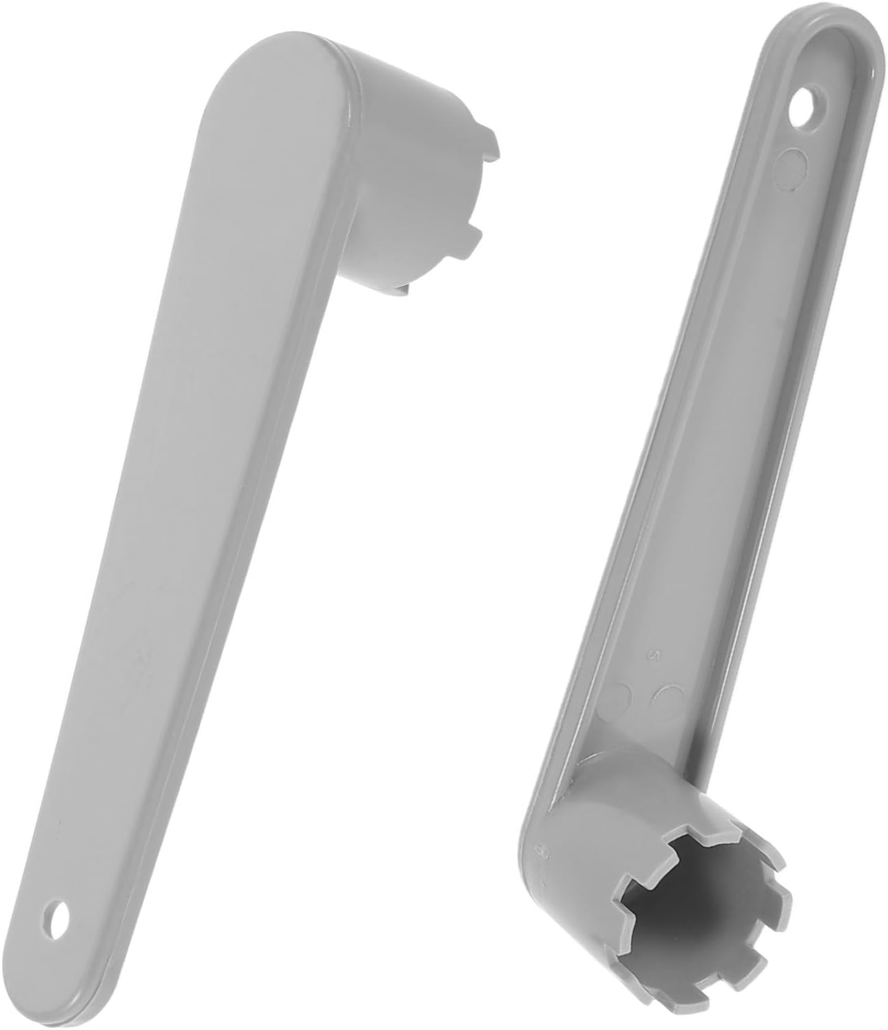 Inflatable Boat Air Valve Wrench Set Abs Construction 2pcs with 6 and 8 Teeth Abrasion and Tear Resistant Kayak and Raft Valve Repair Tool for Outdoor Marine Use
