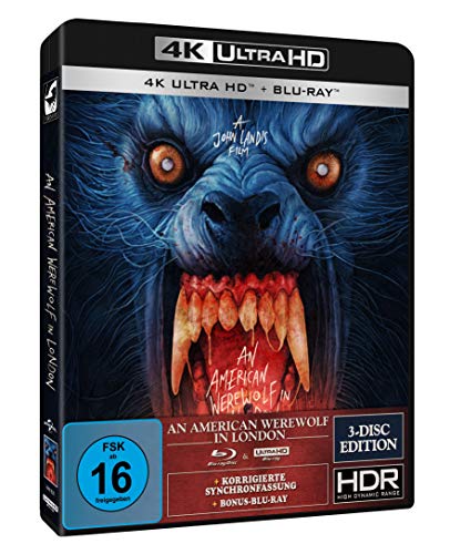 An American Werewolf in London - 3-Disc-Special Edition (4K Ultra-HD) (+ Blu-ray 2D) (+ Bonus-Blu-ray) (Gabz Artwork)