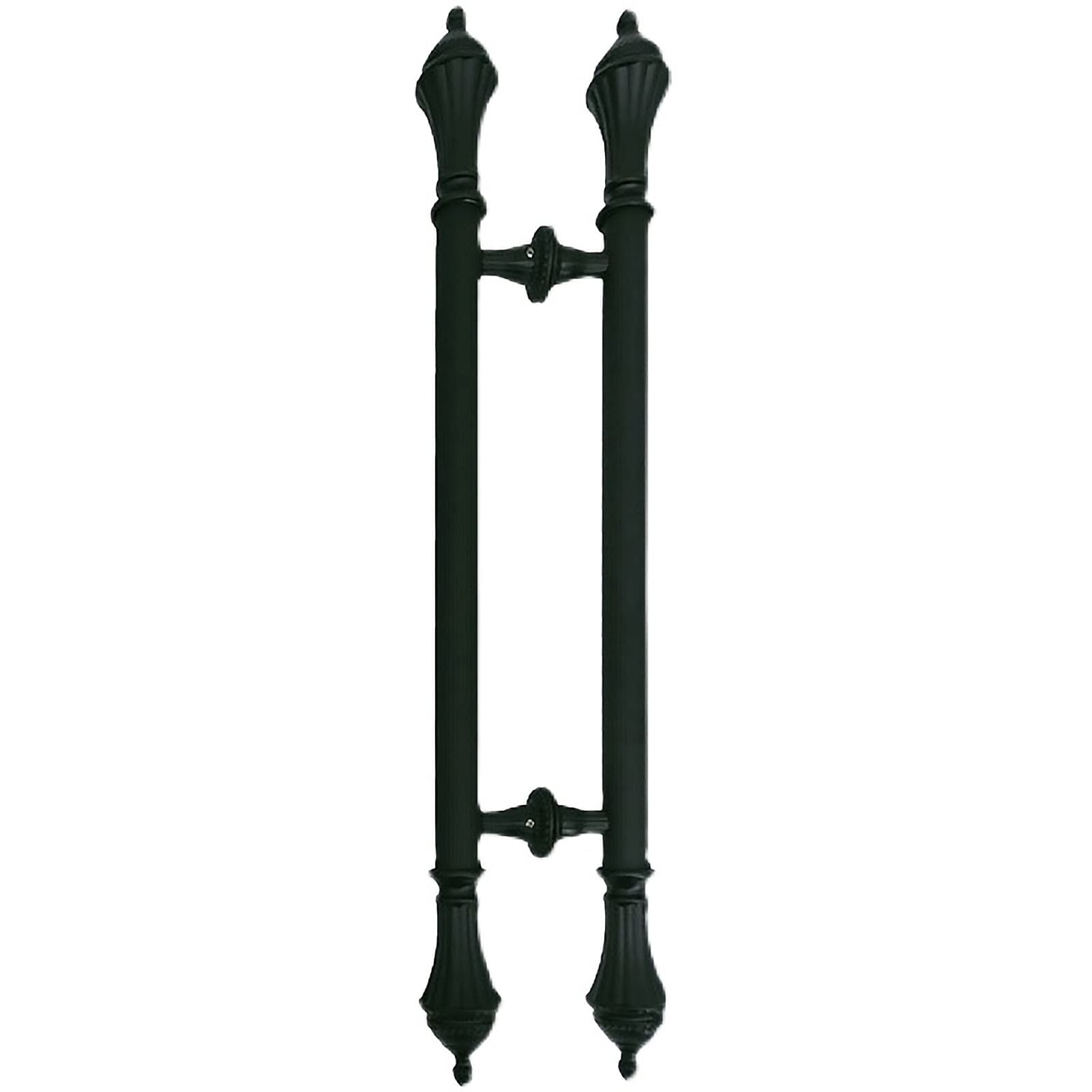 Poignée de porte coulissante en verre 150 cm pour séparateur de pièce noir