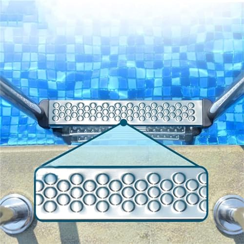 Escalera para piscina con 3 peldaños de acero inoxidable miniatura 2