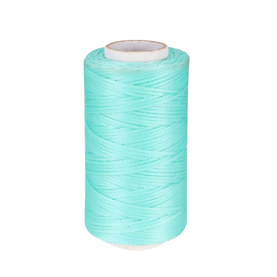284 Yard Flat Waxed Thread – 150D, 1mm Diameter, Light Blue, For Leather Craft & Repair