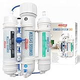 Amtra Osmose System 190   Système d'Osmose Inverse pour la Production d'eau Osmotique pour Aquarium   50 Gallon (190 L) / Jour Membrane