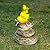 Ovewios Solar Garden Statues Outdoor Frog Decor, Garden Sculptures Stones Solar Statue Novelty Yoga Frog Figurine Decoration for Patio Yard Porch Art Home Decor