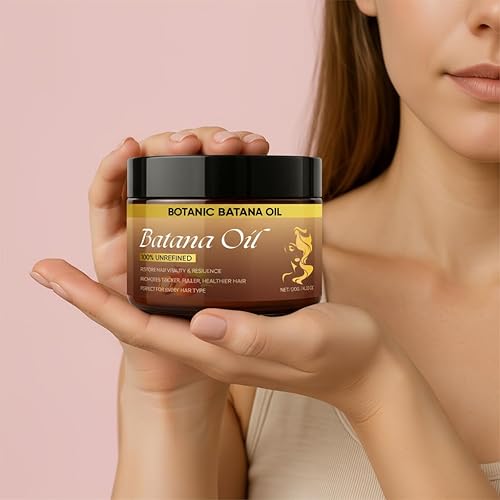 Miniatura 6 de XPDGVS Botanic Batana Oil - Aceite para el cabello Honduras 100% puro prensado en frío  Nutrición natural para un cabello más fuerte, saludable y