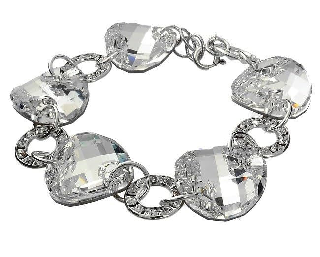Bracelet argent 925 Comet et cristaux originaux avec certificat d'authenticité