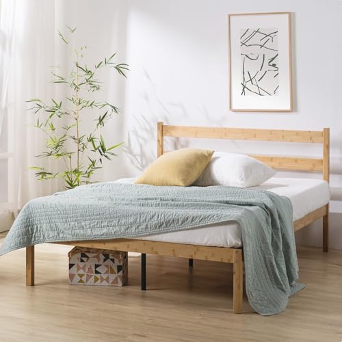 ZINUS �|�� �x�b�h�t���[�� �Z�~�_�u�� ���^��&Bamboo ���̂� �É� �x�b�h�����[ �ϋv�� �ʋC�� ��� �X�`�[�� | �x�b�h �g�ݗ��ĊȒP �H��t�� FPWNH1 �W�k�X