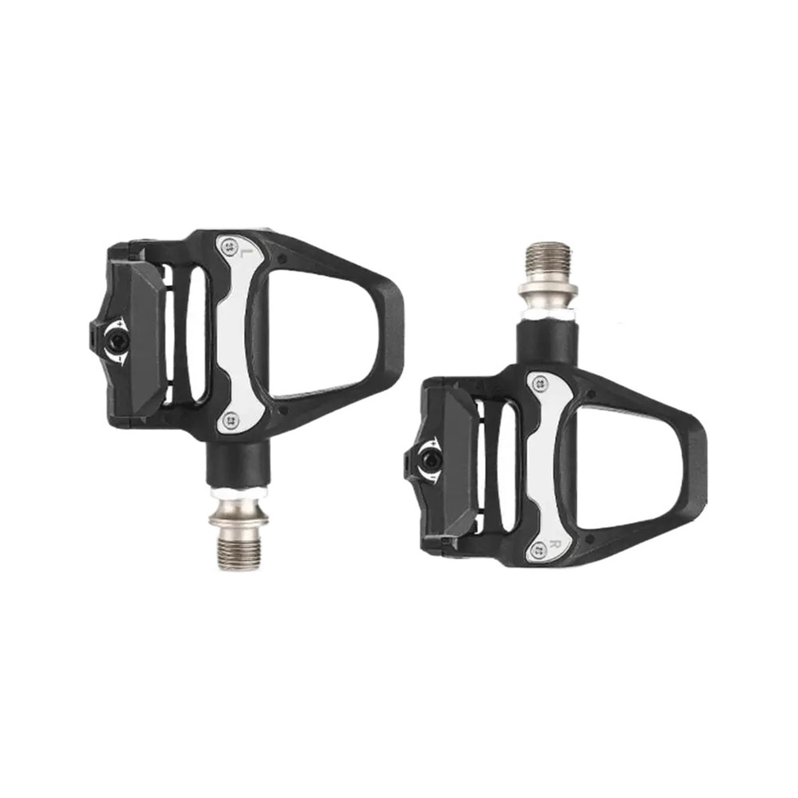 Pedali per Bicicletta Antiscivolo Piatti SPD Adatti a Scarpe Normali Esercizio per Le Dita dei Piedi Pedali per Bicicletta Cinghie Riflettenti