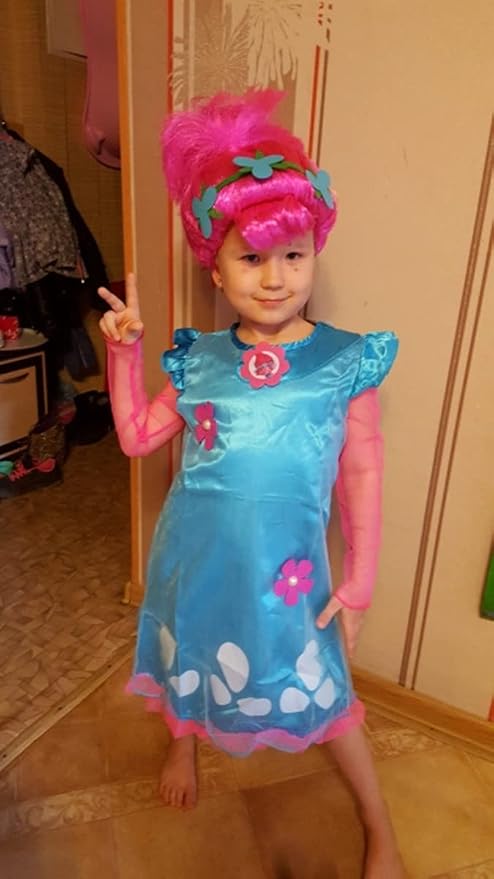 Disfraz princesa Poppy para niña 3-4 años miniatura 7