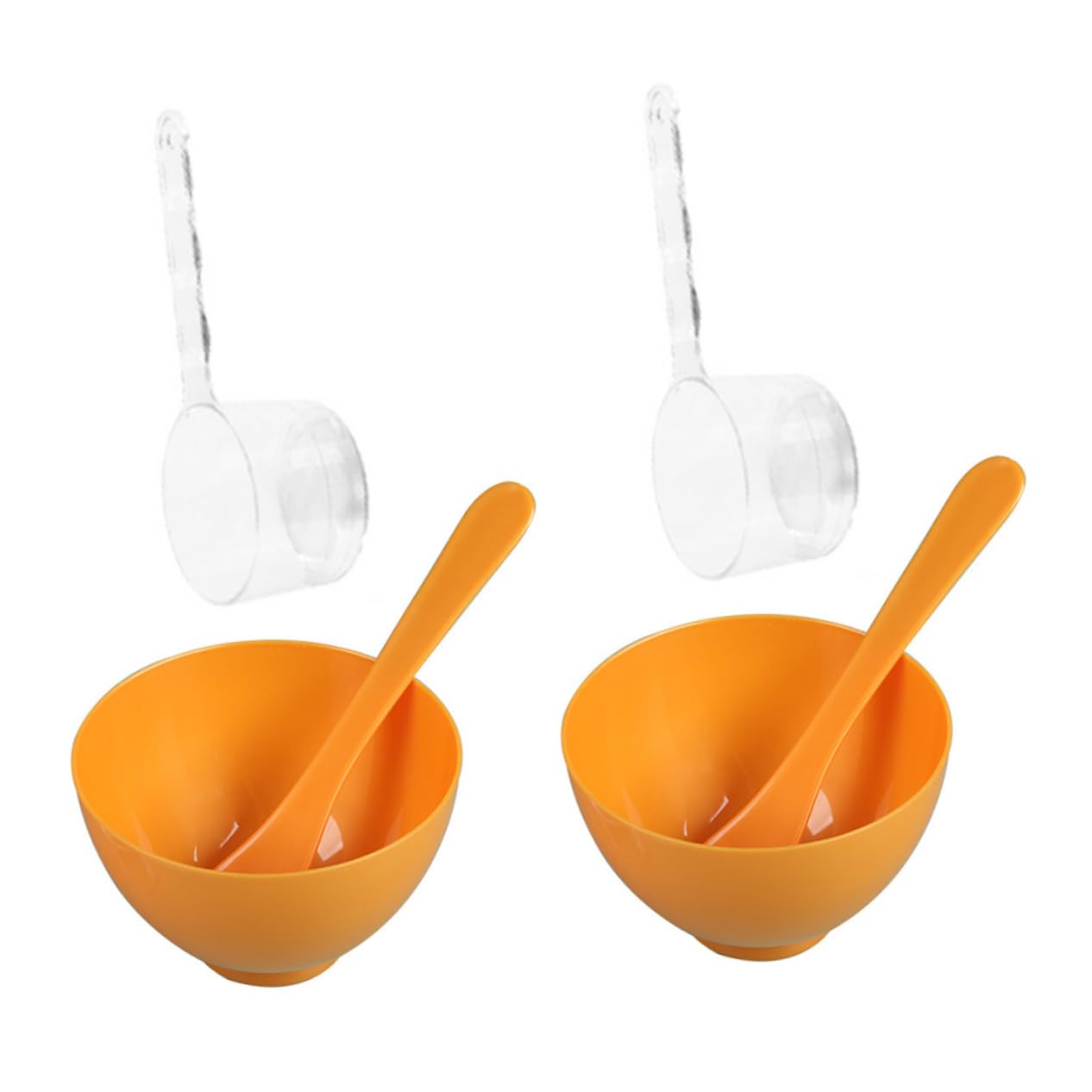 GOOHOCHY Facial Mask Bowl and Mixing Tool Kit (2 Sets) Pp Material Safe Odorless for Skincare Diy