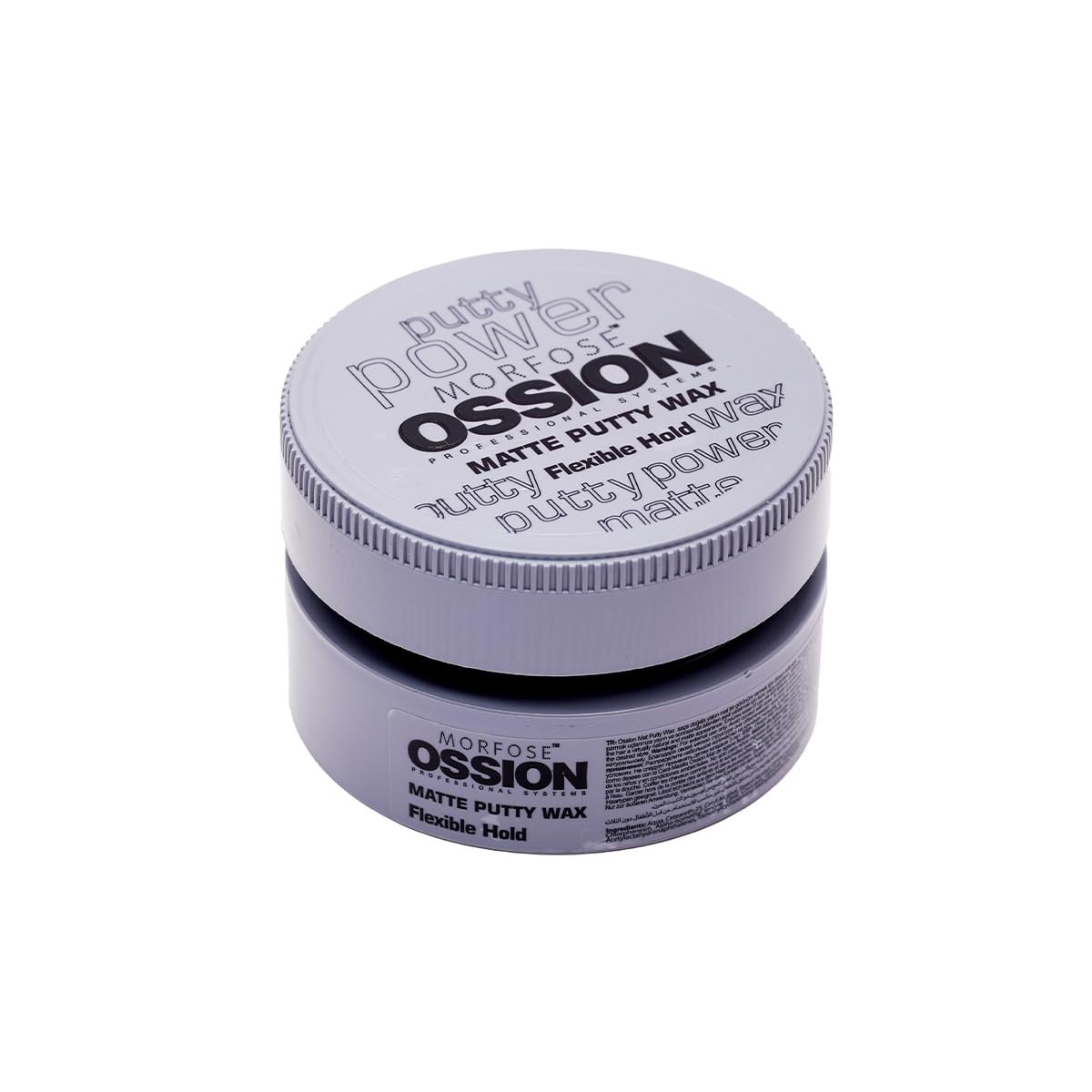 Morfose Ossion Matte Putty Hair Styling Wax 100 ml - Cera Para Peinar El Cabello De Fijación Flexible