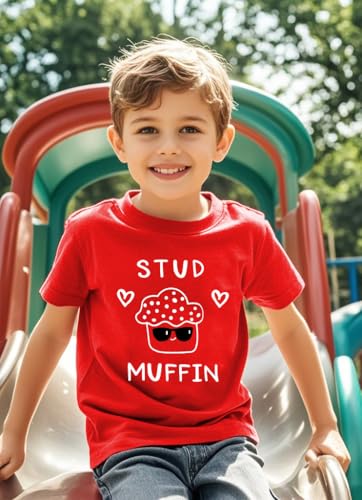 Toddler Valentine's Shirts Boys Girls Cute Love Heart Graphic T-Shirt Short Sleeve Tee Tops 2-7 Years4