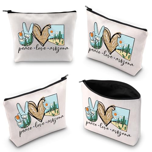 XYANFA State Makeup Bag Desert Souvenir Gift Trip Vacation Lover Travel Vacation Cosmetic Bag2