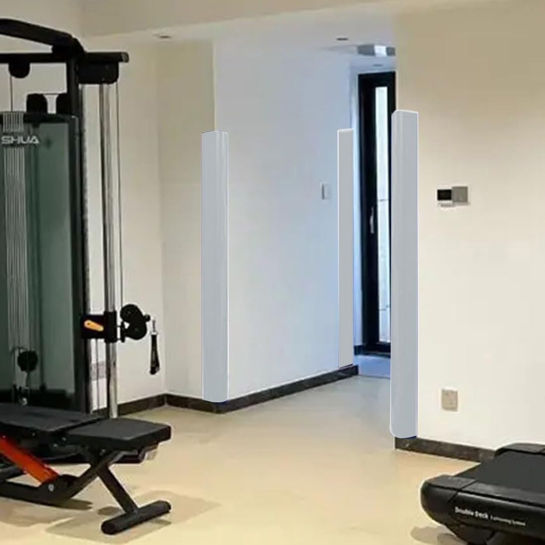 Wyściółka narożnika ściennego, gruba osłona krawędzi 5 cm, wytrzymała podkładka bezpieczeństwa, wodoodporna i trwała, na siłownię, do domu, pokoju zabaw, boiska do koszykówki, ochrona z miękkiej