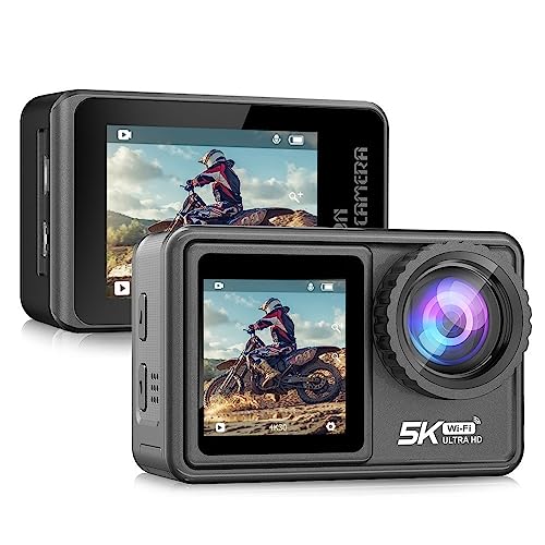 BEEBIRD 5K Action Camera with Dual Touch Screens | 48MP | Underwa...