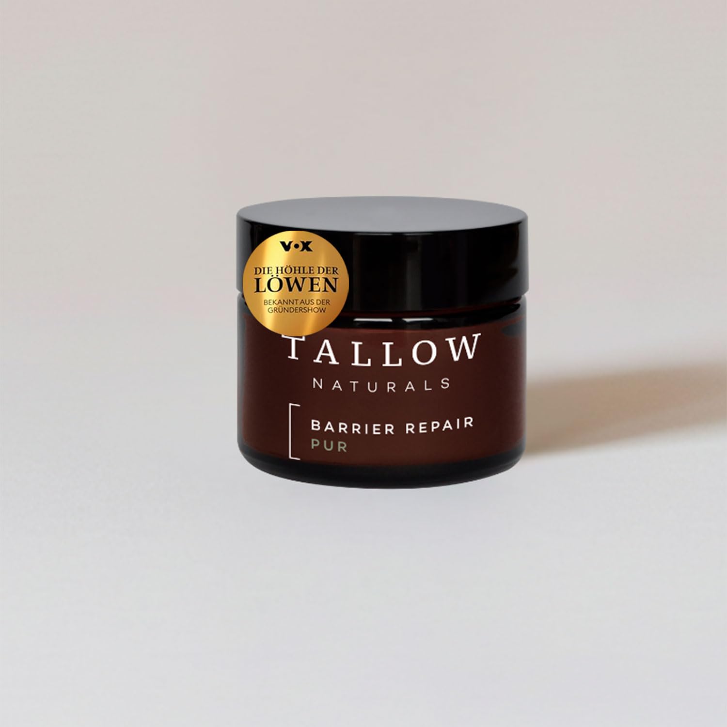 TALLOW Naturals Barrier Repair Pur – 100% Bio Talg Creme für Hautpflege, Bio Beef Tallow Skincare, natürliche Feuchtigkeitspflege aus Deutschland am Bodensee von grasgefütterten Rindern (50ml)
