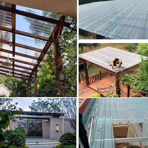 Láminas de techo corrugadas de FRP transparentes para invernaderos 7