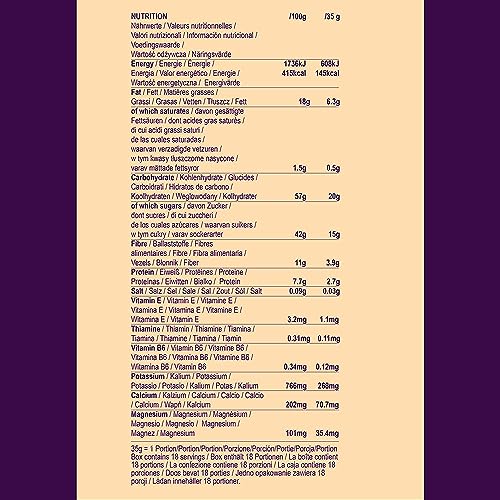 Biopocket Organic Fruit and Nut Bars, Crunchy Fig (18 x 35g)