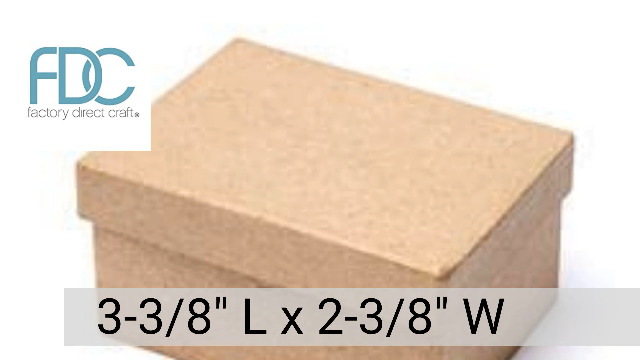 Amazon.com: Factory Direct Craft Pack of 24 Paper Mache Rectangle