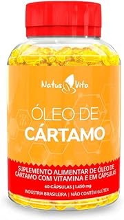 Óleo de Cártamo. Prensado à Frio. 60 cápsulas