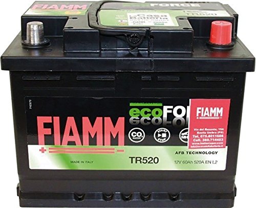 Batteria 12 V 60 Ah 520 A Ecoforce Afb Fiamm