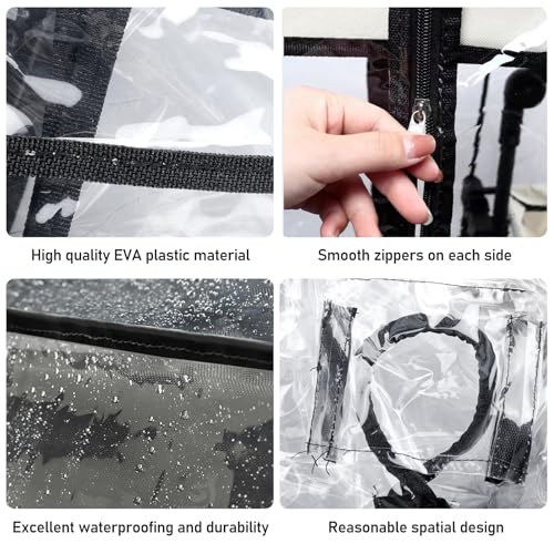 Accessoires pour chariot à bras avec cette bâche de protection de pluie