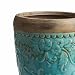 Black Velvet Studio Jarrón Cerámica Decorativo Color Turquesa Terracota – Florero Moderno...