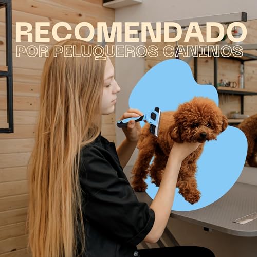 Miniatura 5 de Cepillo Para Perros Y Gatos Profesional - Cepillo Para Mascotas De Pelo Corto Y Largo, Eficaz Para La Eliminación De Pelo Muerto Y Cuidado Del Pelaje De Su Mascota, Doggie