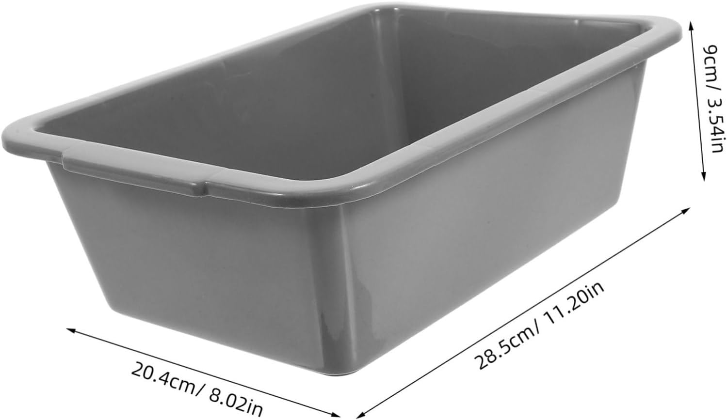 Plastic Wash Bins for Dishes Dish Tote Utility Tote for Kitchen Restaurant and Garden